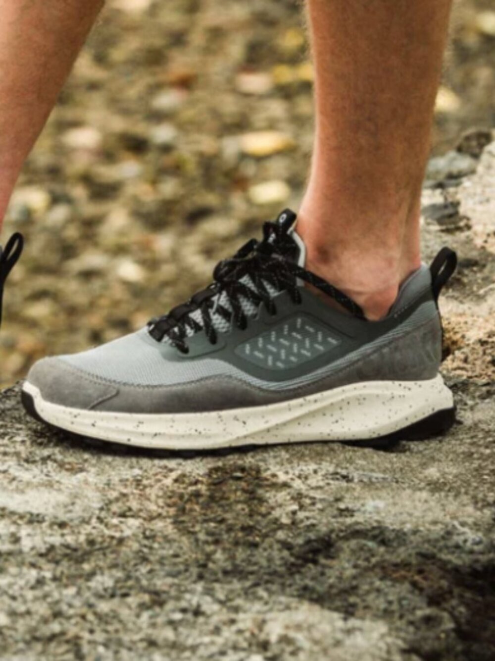 NEW OluKai Makiki Sneakers Cloud Grey Poi Men's 11.5